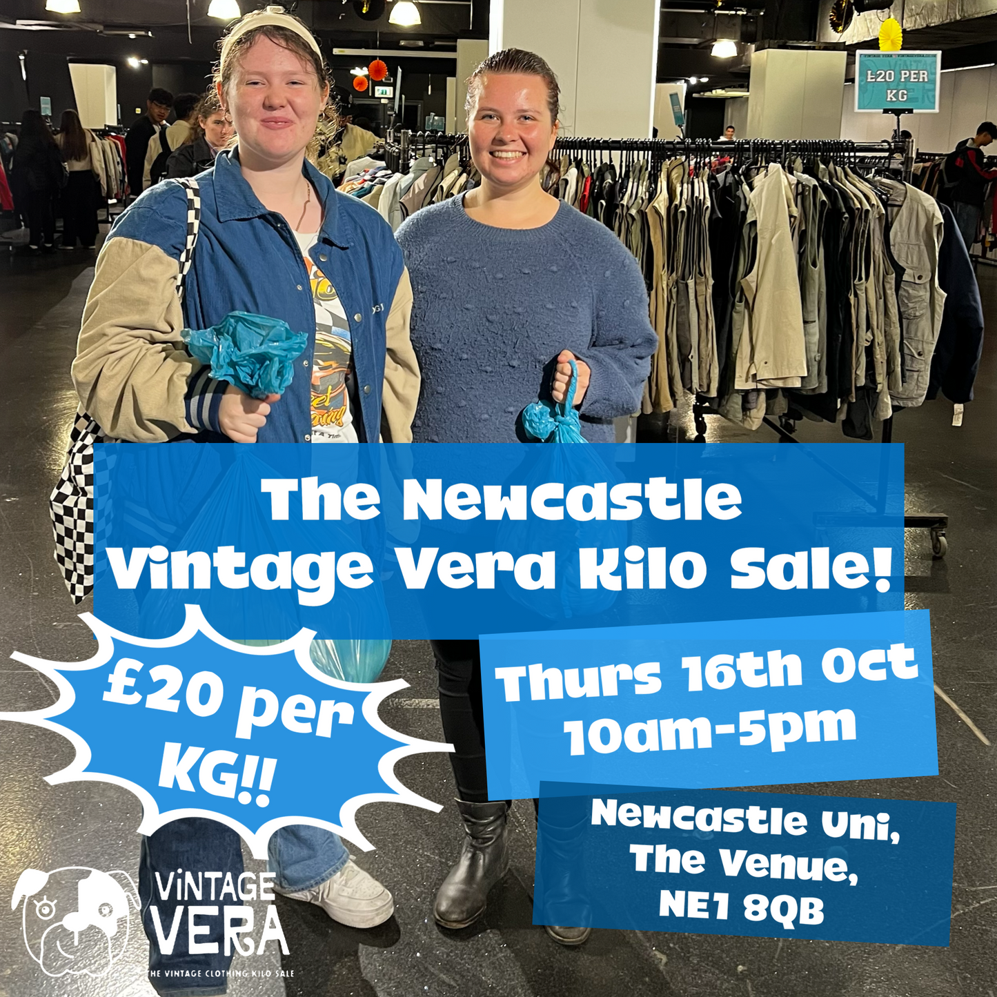 Newcastle- Vintage Kilo Sale! 16th October