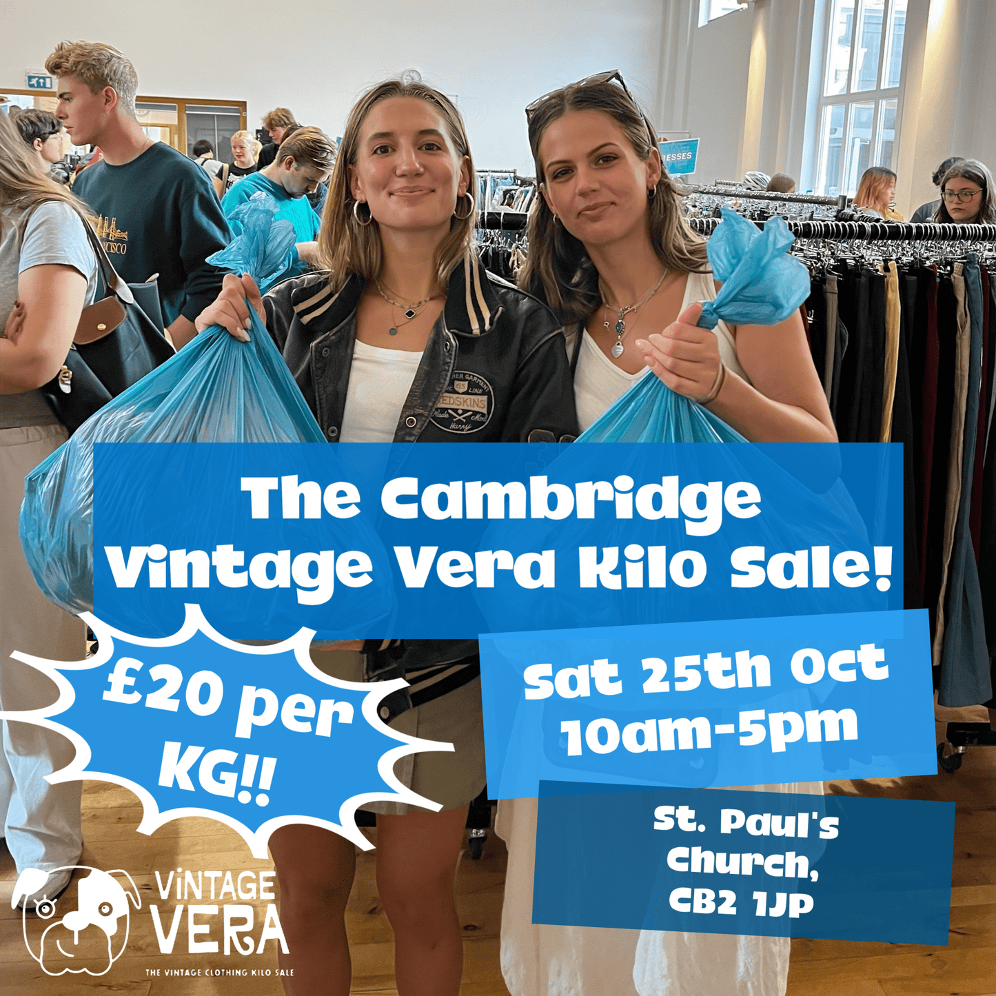 Cambridge - Vintage Kilo Sale! 25th October - VintageVera