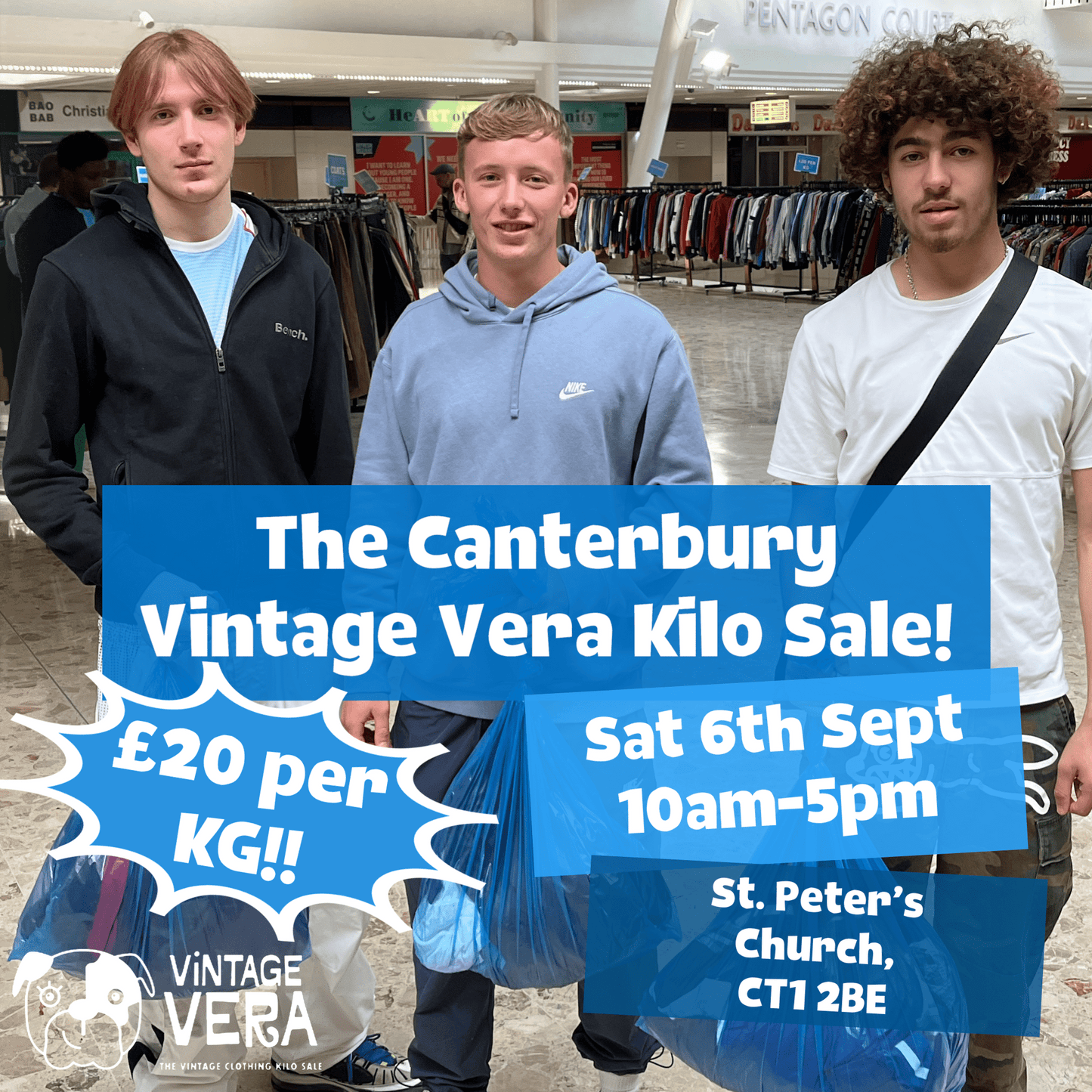 Canterbury - Vintage Kilo Sale! 6th September - VintageVera