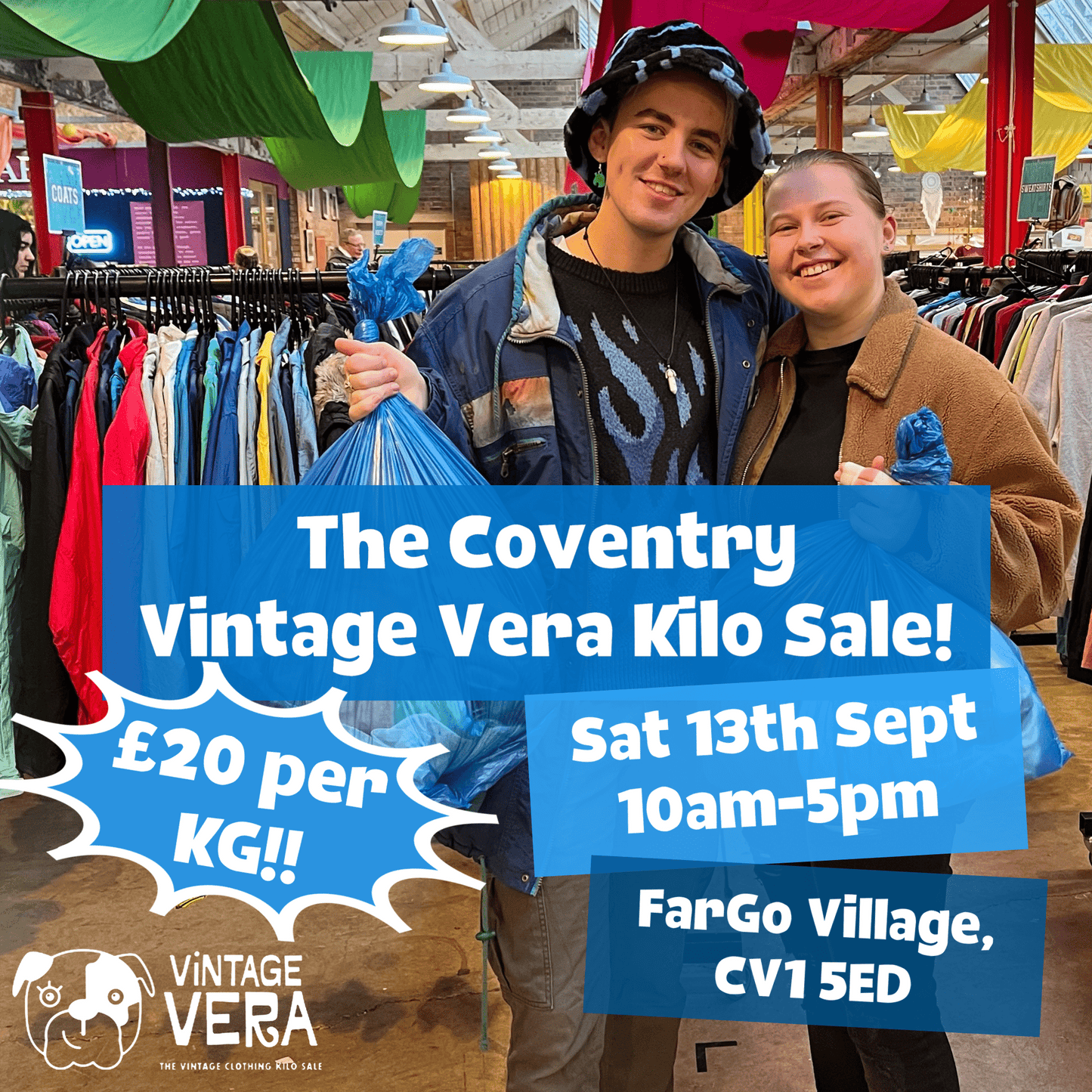 Coventry - Vintage Kilo Sale! 13th September - VintageVera