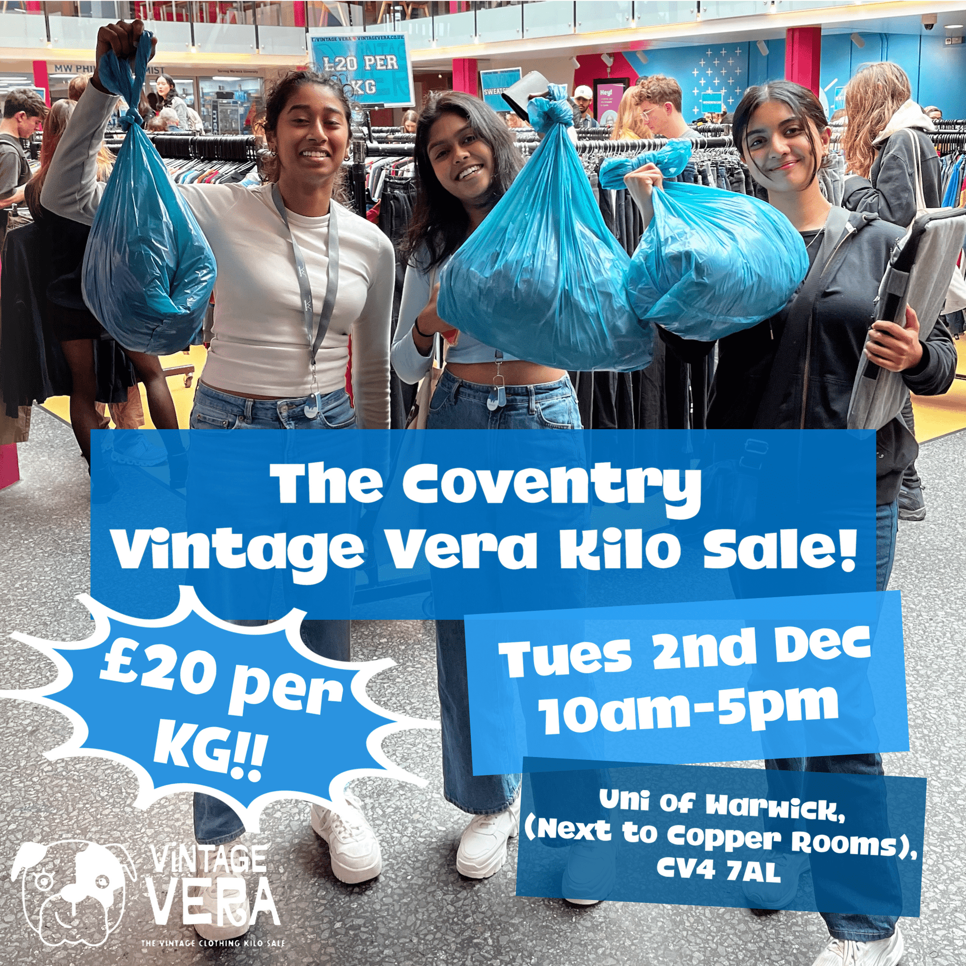 Coventry - Vintage Kilo Sale! 2nd December - VintageVera