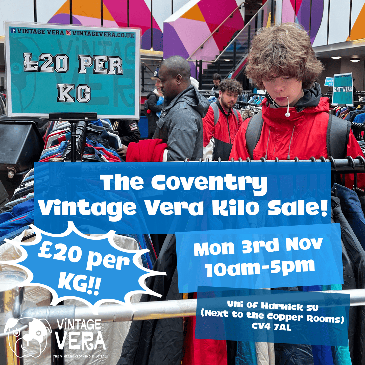 Coventry - Vintage Kilo Sale! 3rd November - VintageVera