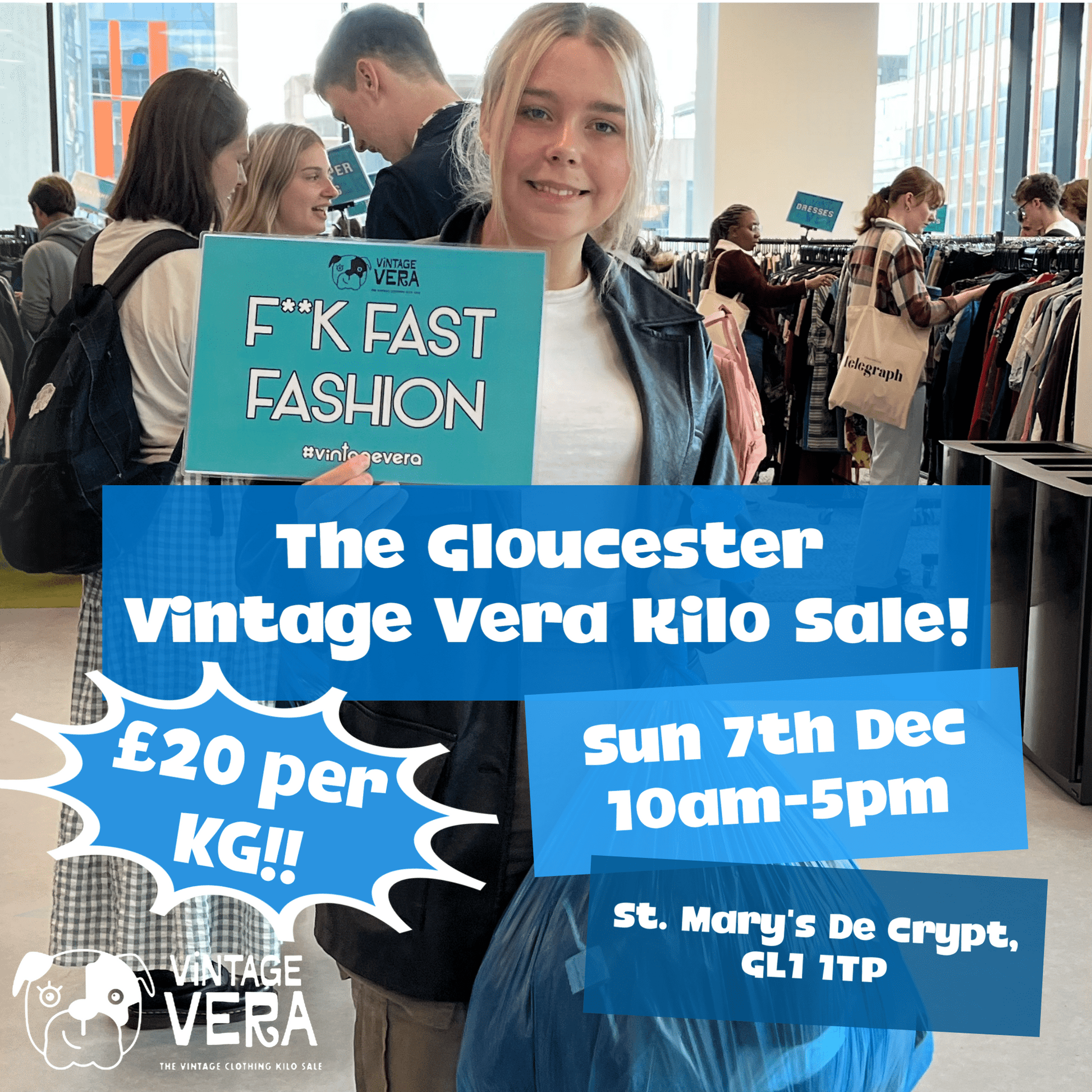 Gloucester - Vintage Kilo Sale! 7th December - VintageVera