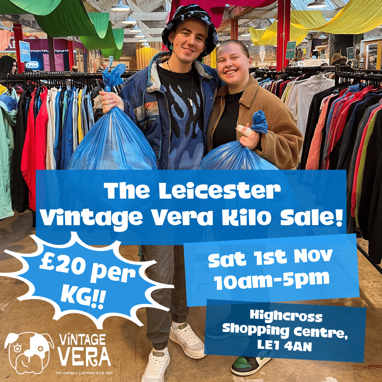 Leicester - Vintage Kilo Sale! 1st November - VintageVera