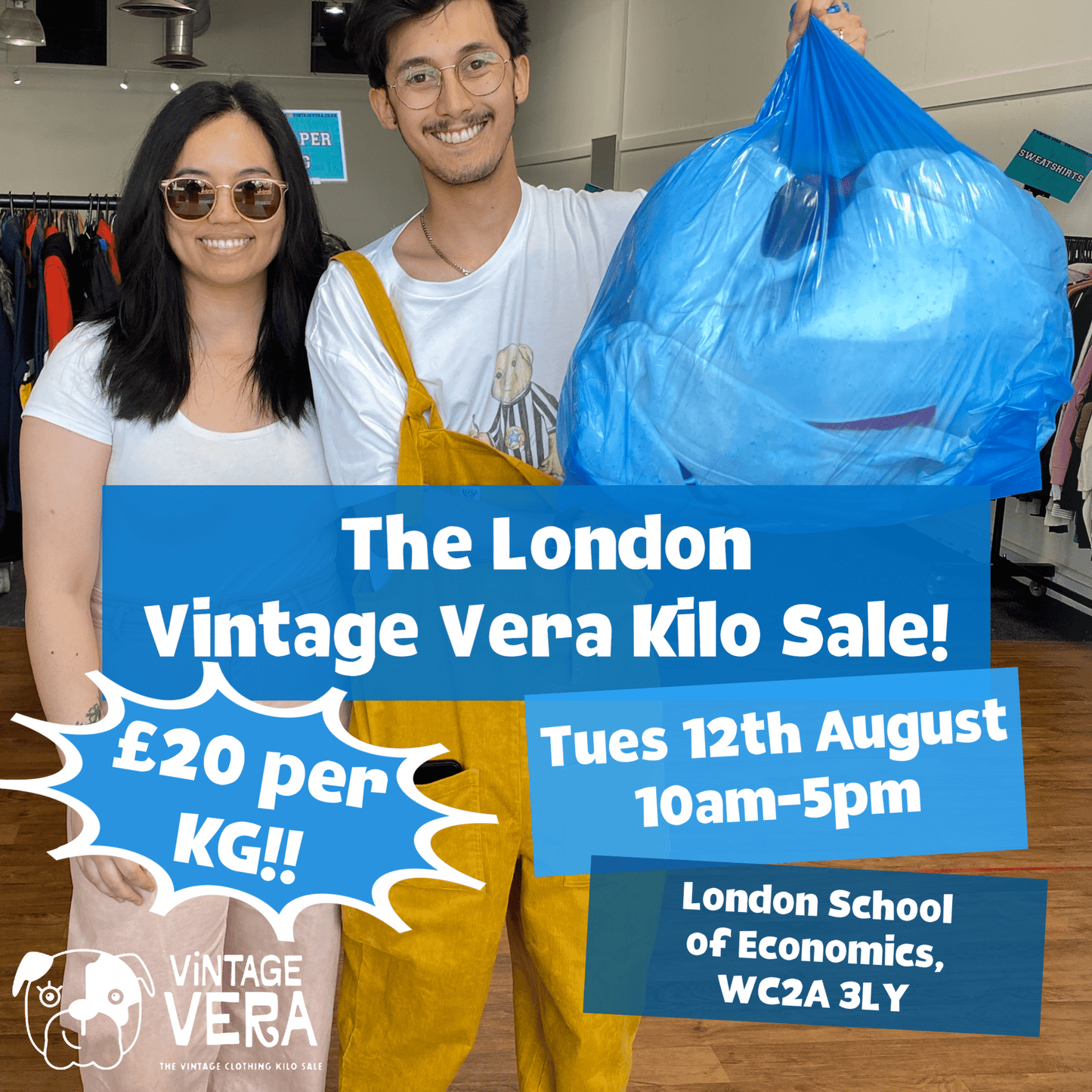 London - Vintage Kilo Sale! 12th August - VintageVera