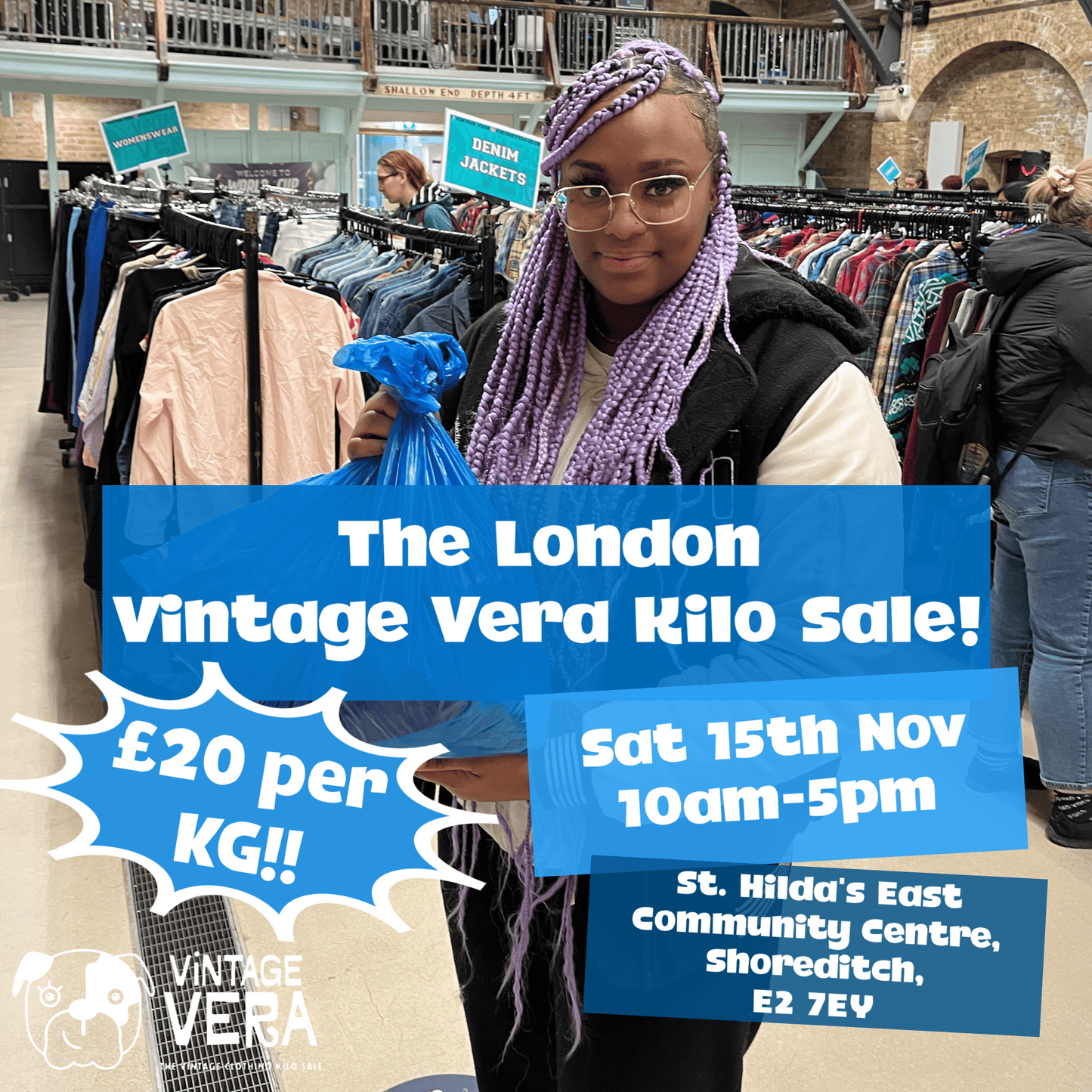 London - Vintage Kilo Sale! 15th November - VintageVera