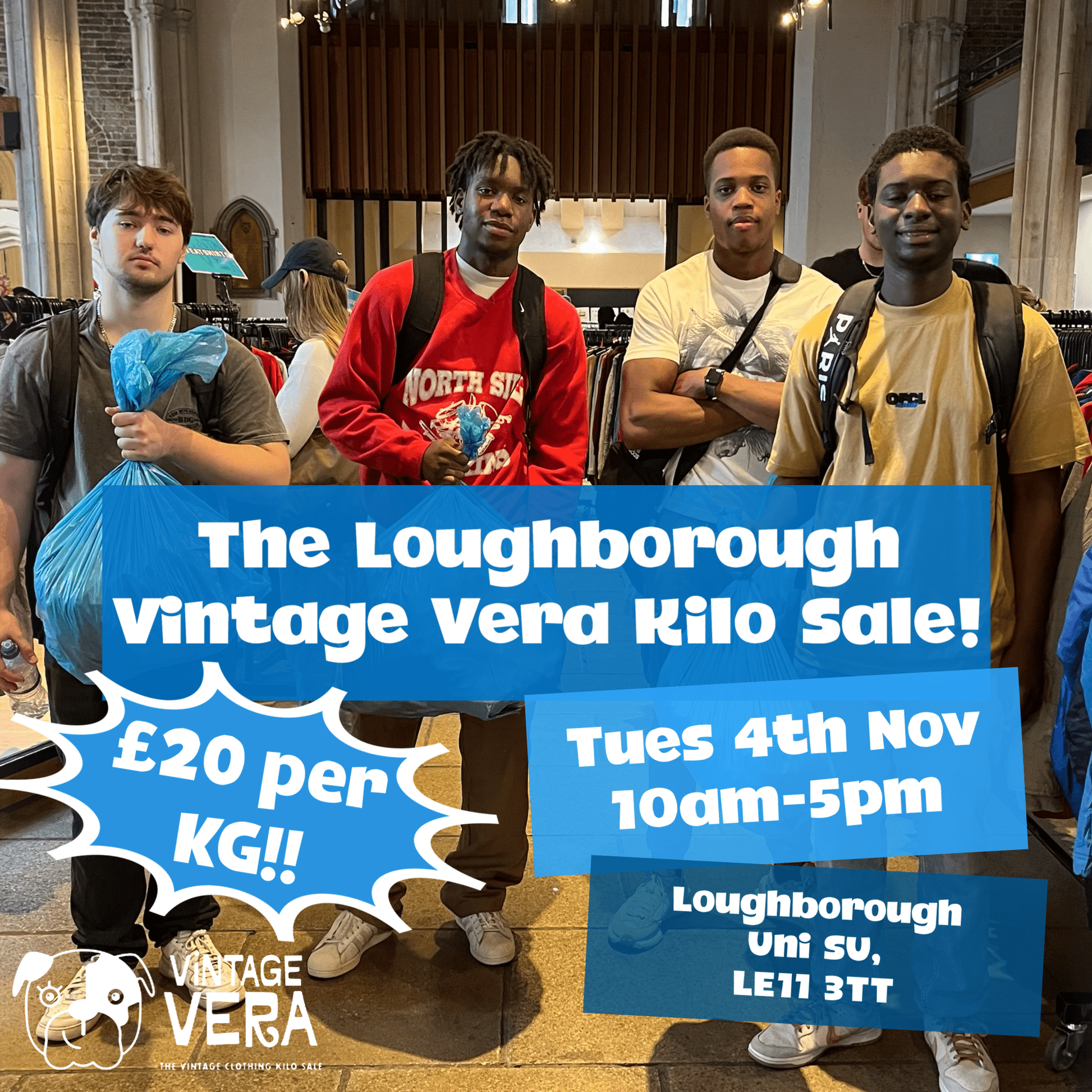 Loughborough - Vintage Kilo Sale! 4th November - VintageVera
