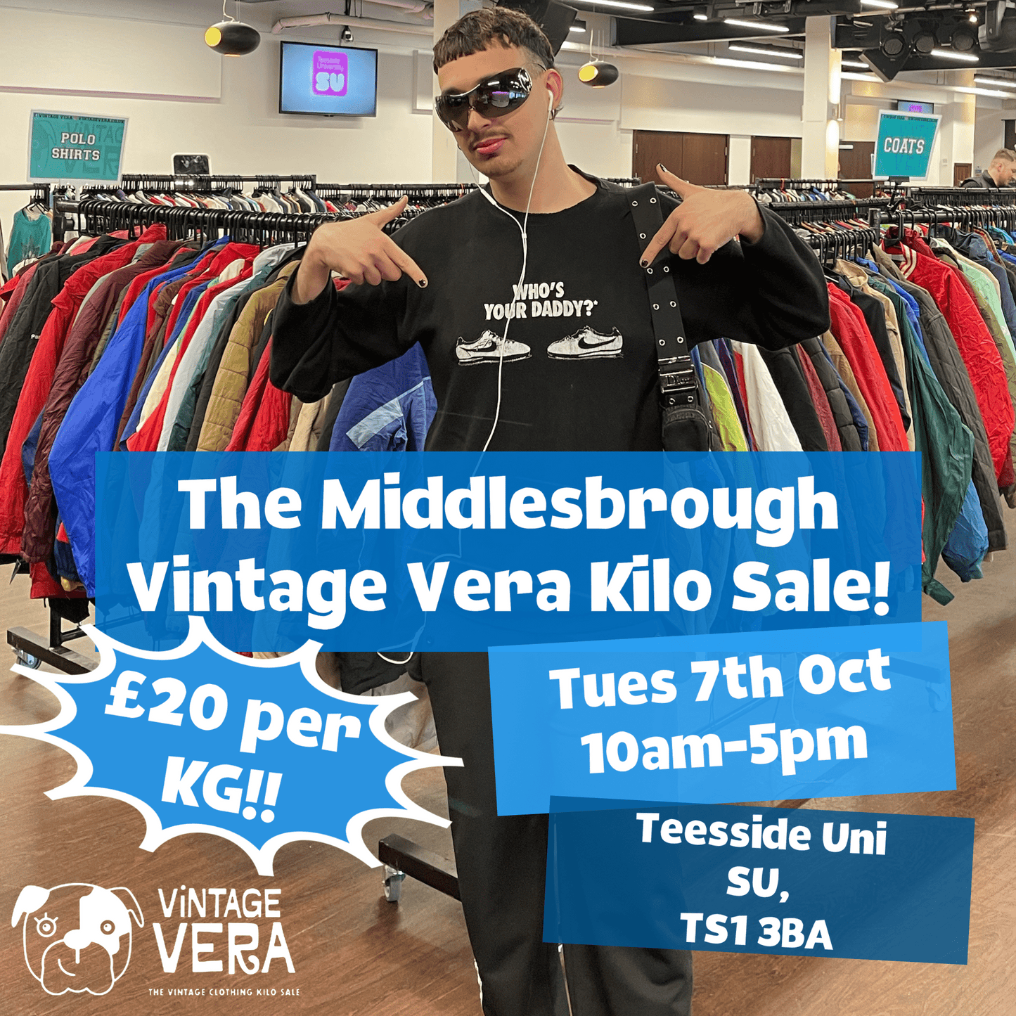 Middlesbrough - Vintage Kilo Sale! 7th October - VintageVera
