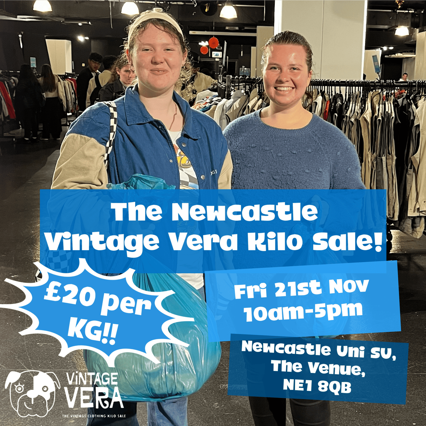 Newcastle - Vintage Kilo Sale! 21st November - VintageVera