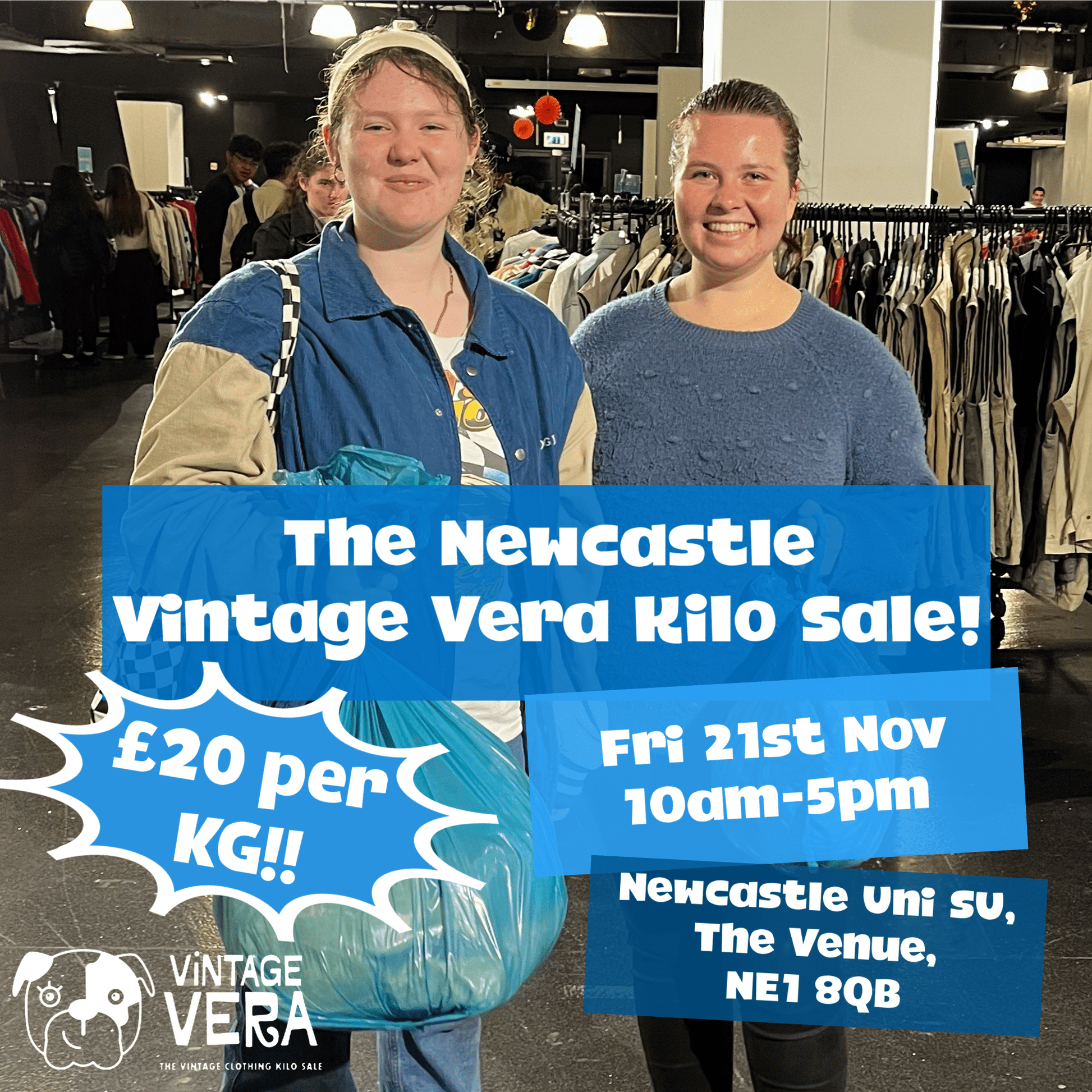 Newcastle - Vintage Kilo Sale! 21st November - VintageVera