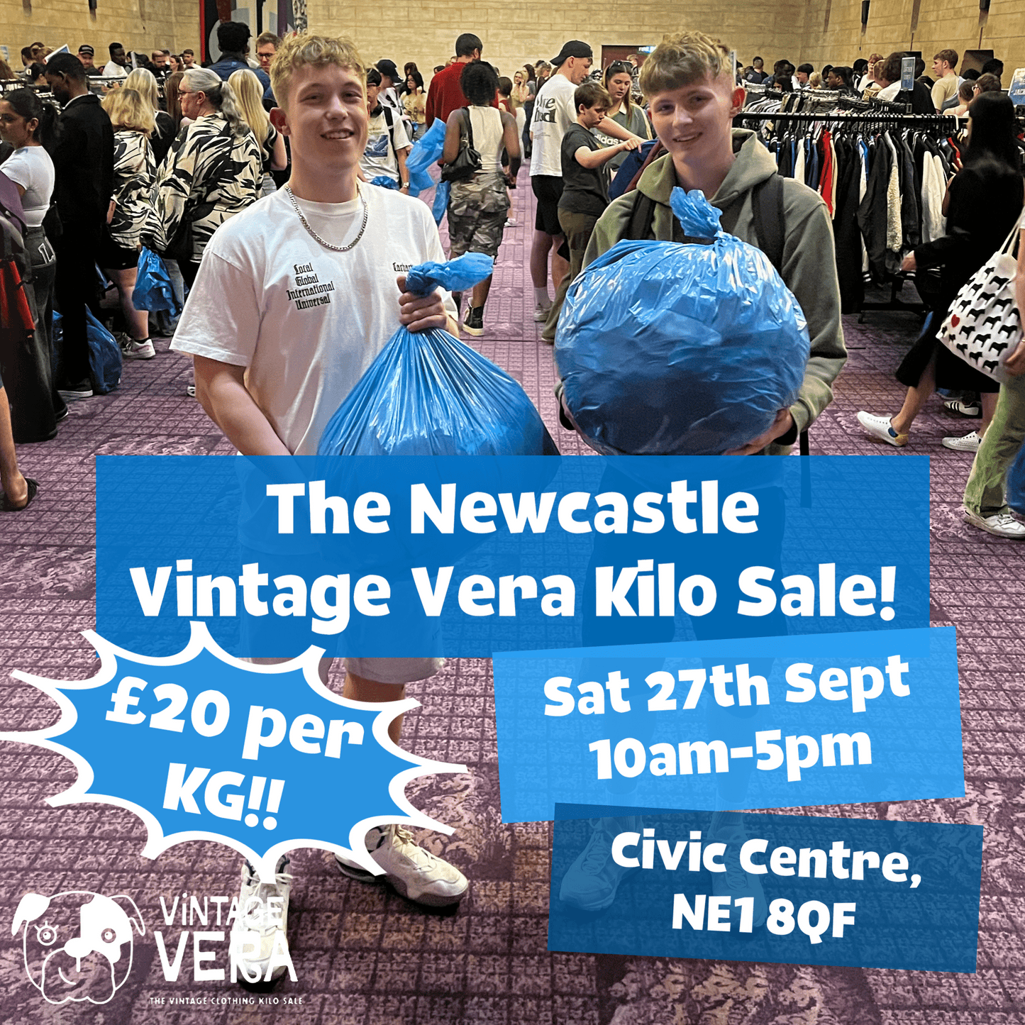 Newcastle - Vintage Kilo Sale! 27th September - VintageVera