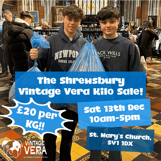Shrewsbury - Vintage Kilo Sale! 13th December - VintageVera