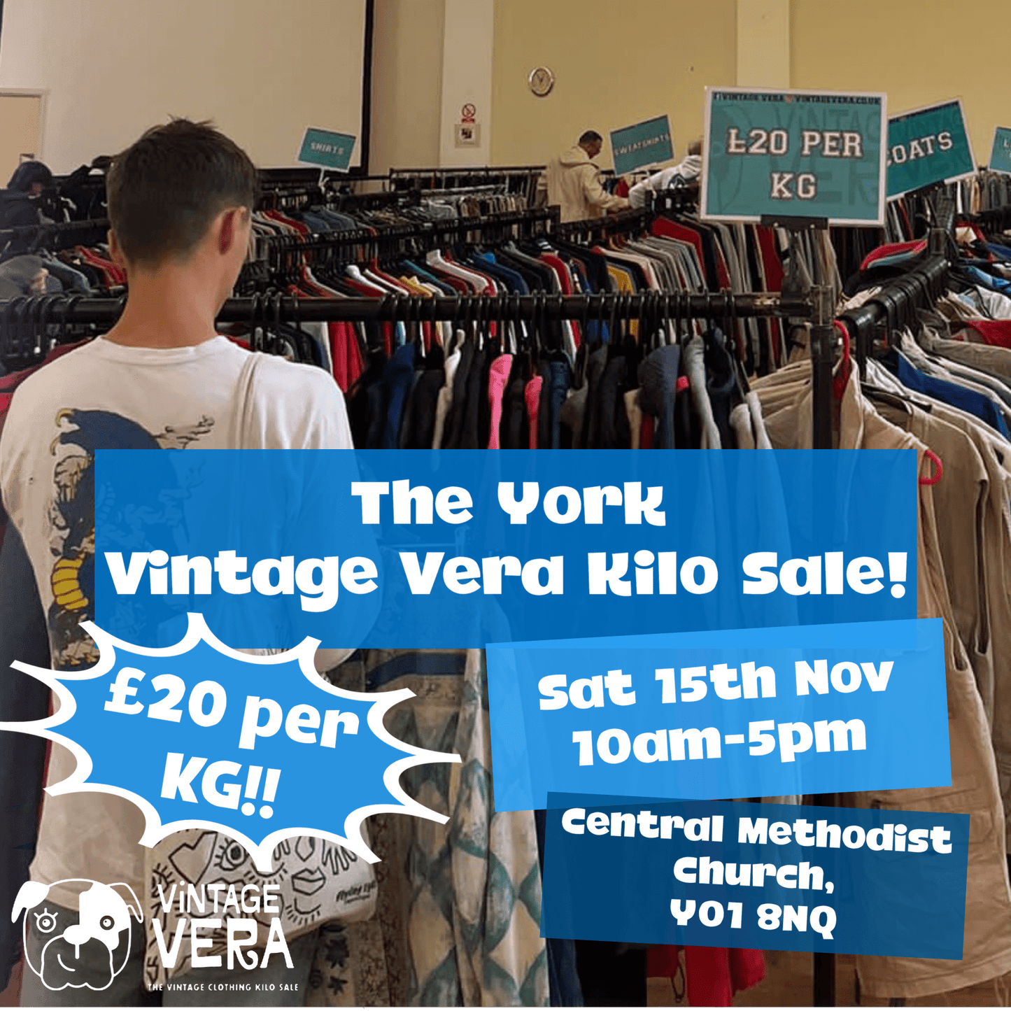 York - Vintage Kilo Sale! 15th November - VintageVera