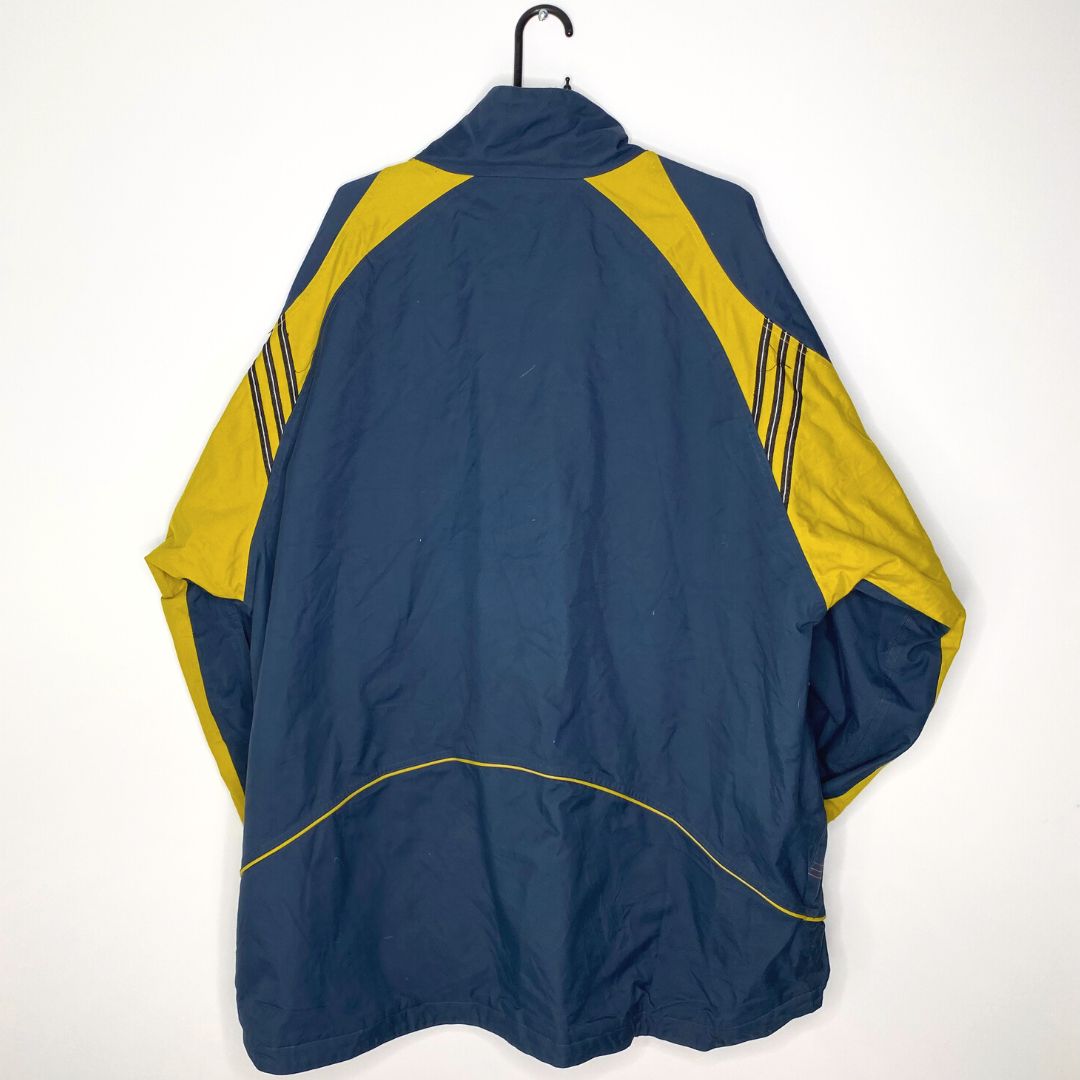 Adidas Navy/Yellow Coat - VintageVera
