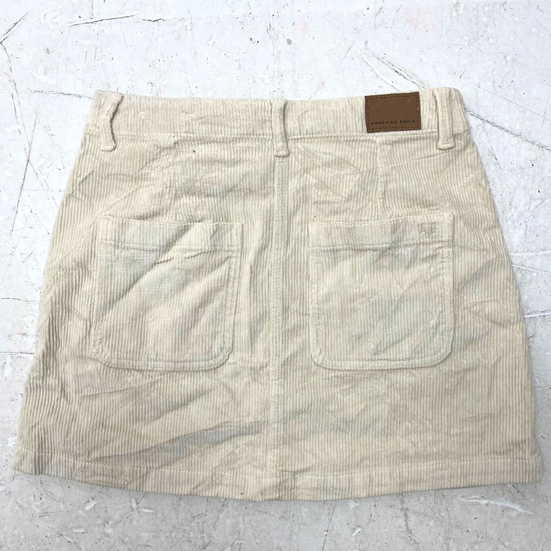 American Eagle Cream Cord Skirt - VintageVera