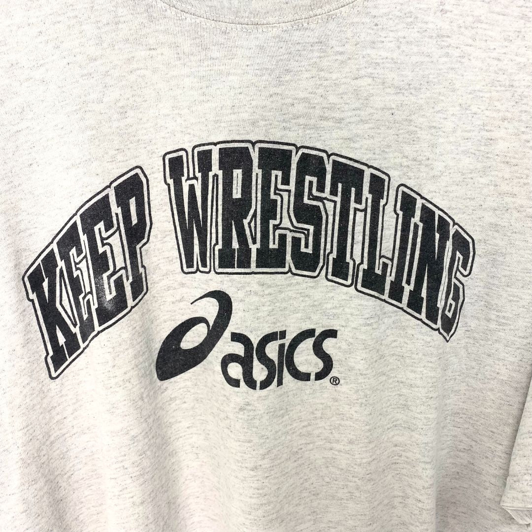 Asics Keep On Wrestling T Shirt - VintageVera