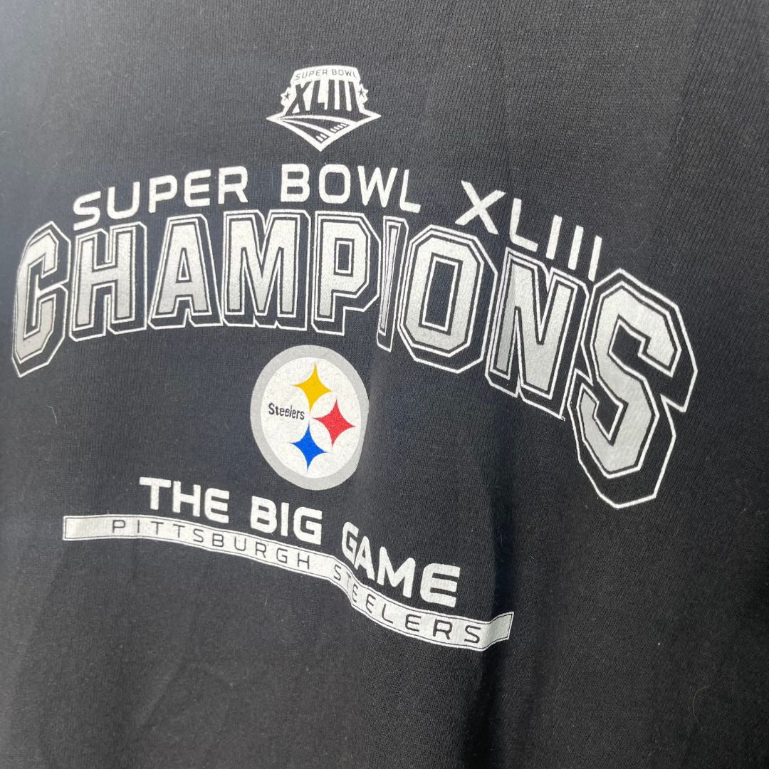 Black Champions Super Bowl Sweatshirt - VintageVera