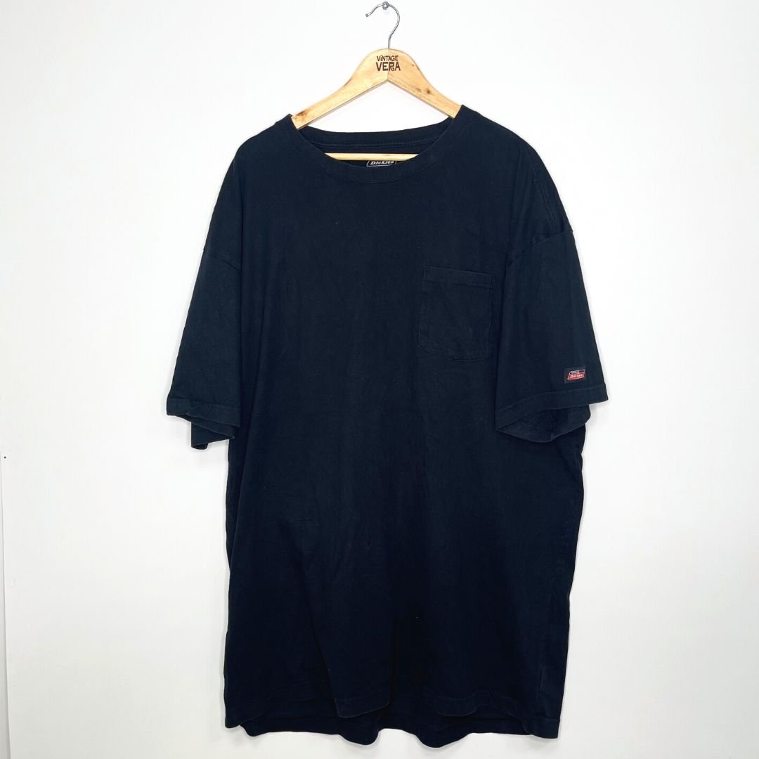 Black Dickie's Pocket T-Shirt - VintageVera