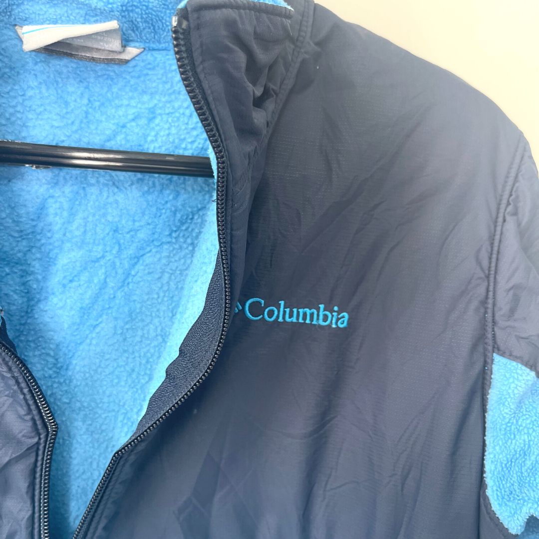 Blue Columbia Panel Fleece - VintageVera