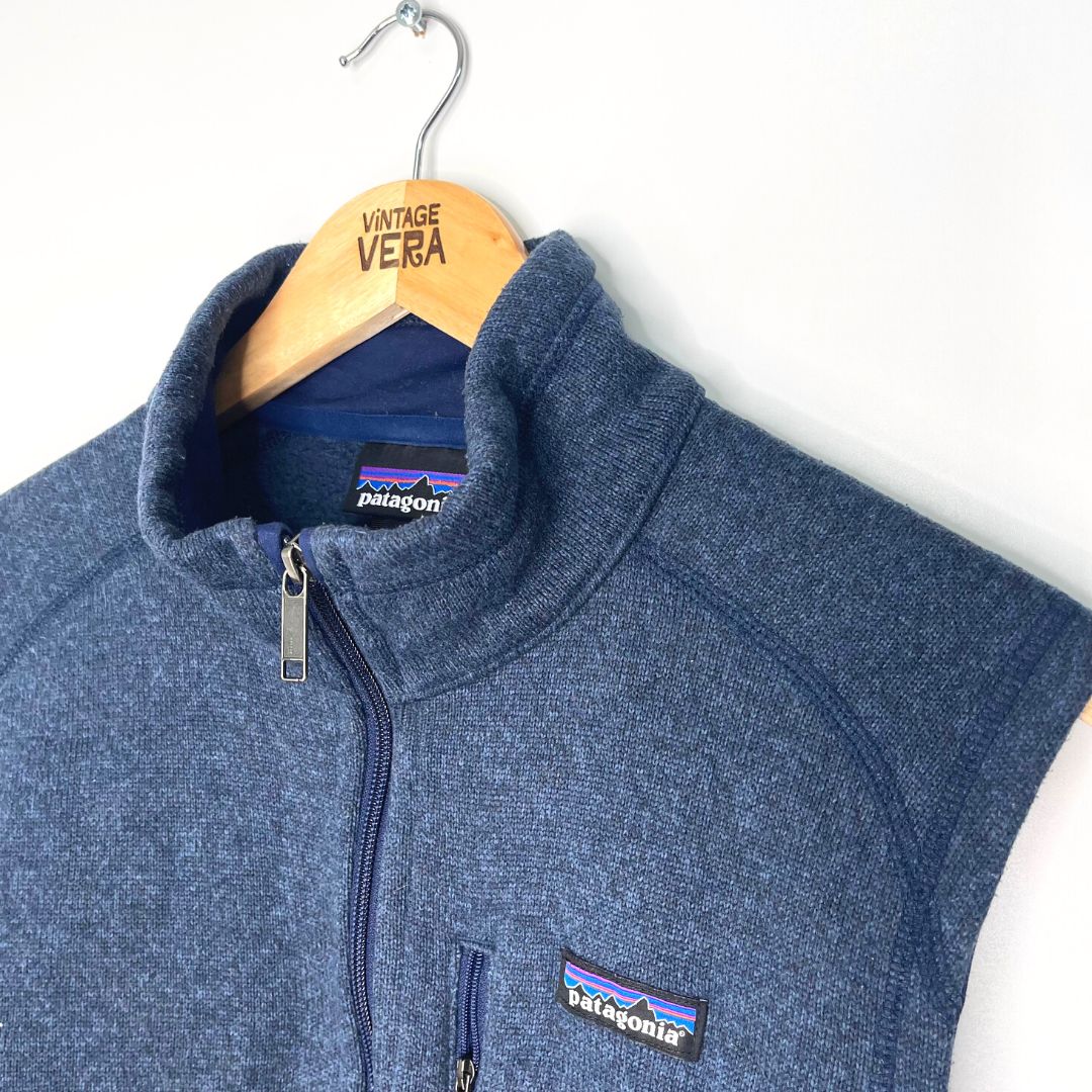 Blue Patagonia Gilet Fleece - VintageVera