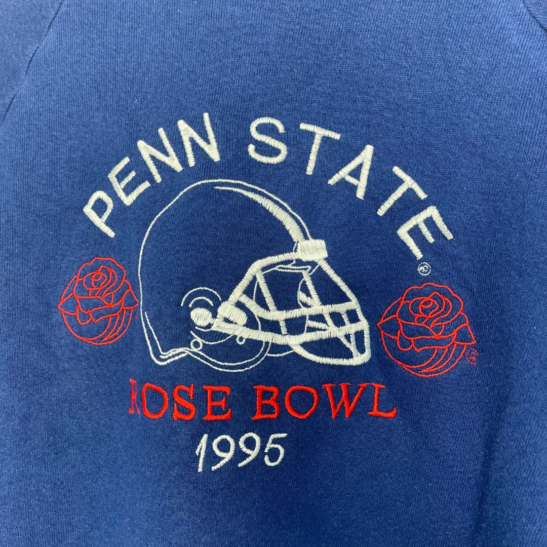 Blue Penn State Rose Bowl 1995 Sweatshirt - VintageVera