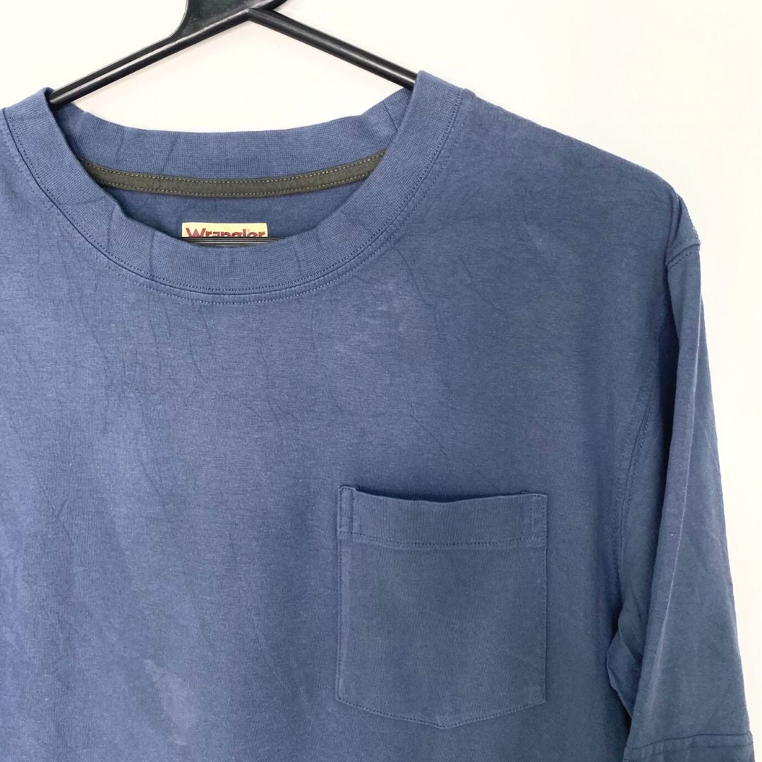 Blue Wrangler Pocket T - VintageVera