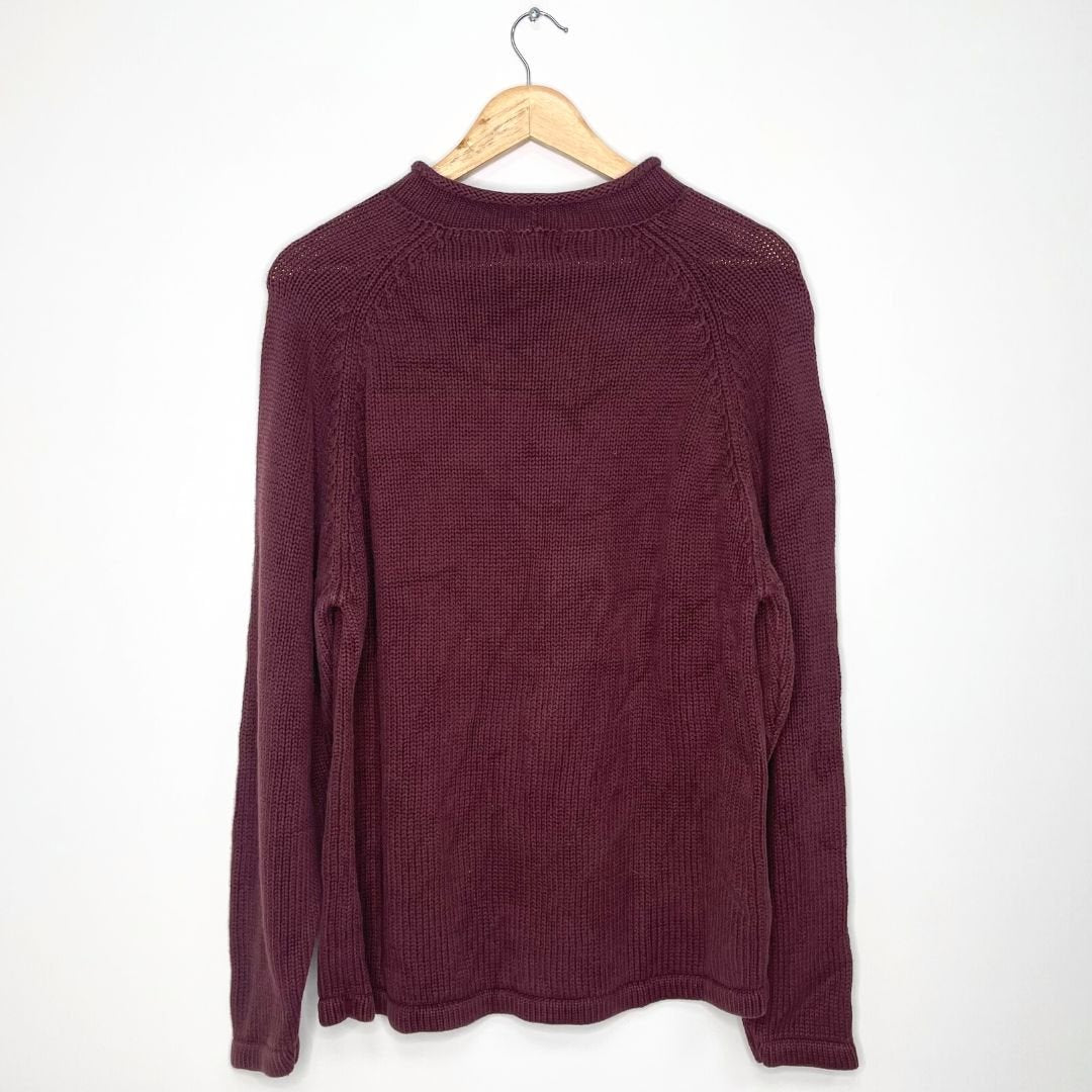 Burgundy L.L. Bean Sweatshirt - VintageVera