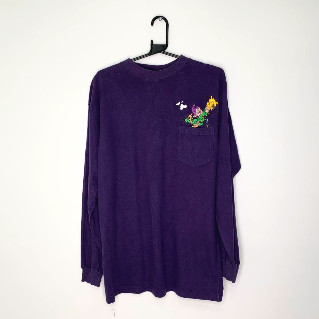 Disney LS embroided T - VintageVera