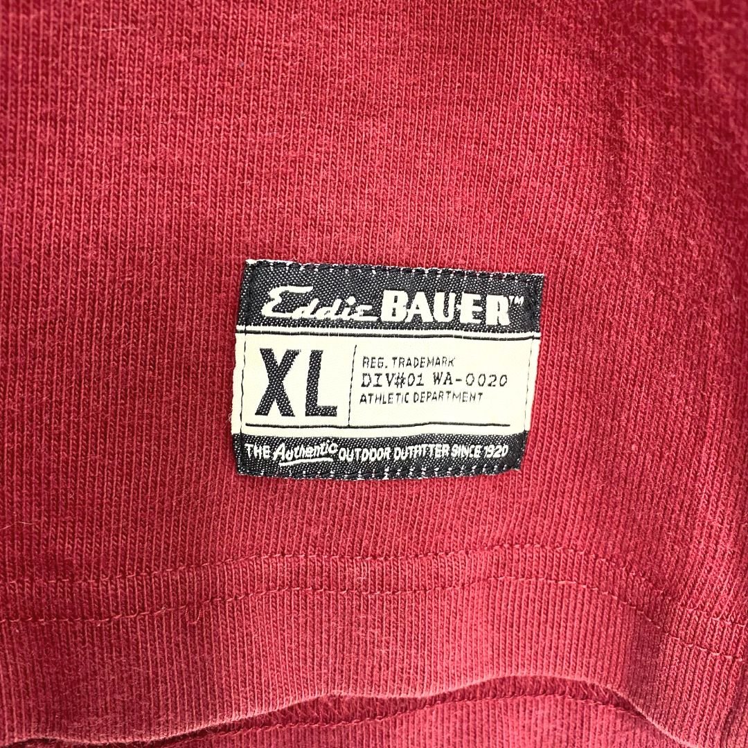 Eddie Bauer Red Rugby Shirt - VintageVera