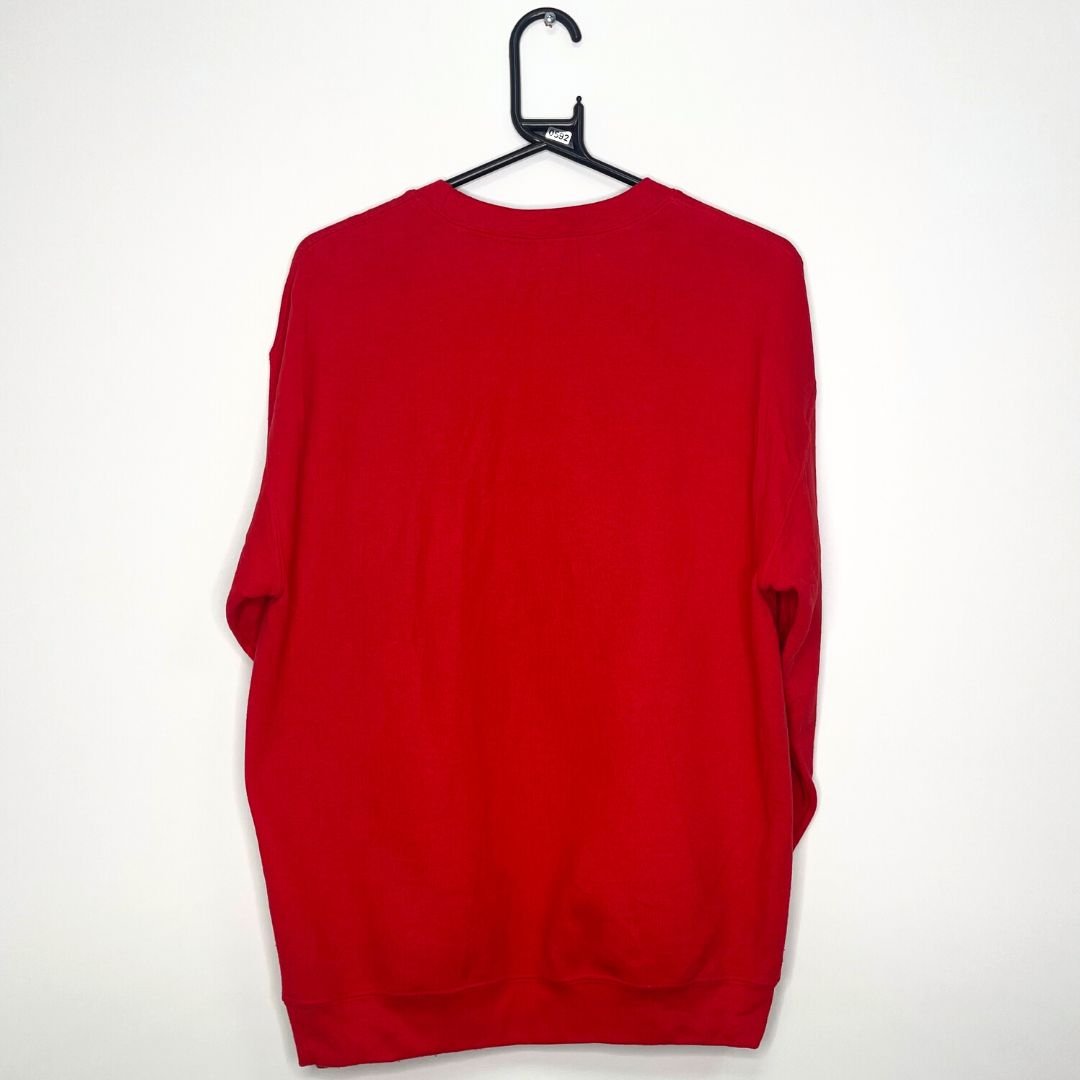 Gildan Detroit Red Wings Red Sweatshirt - VintageVera