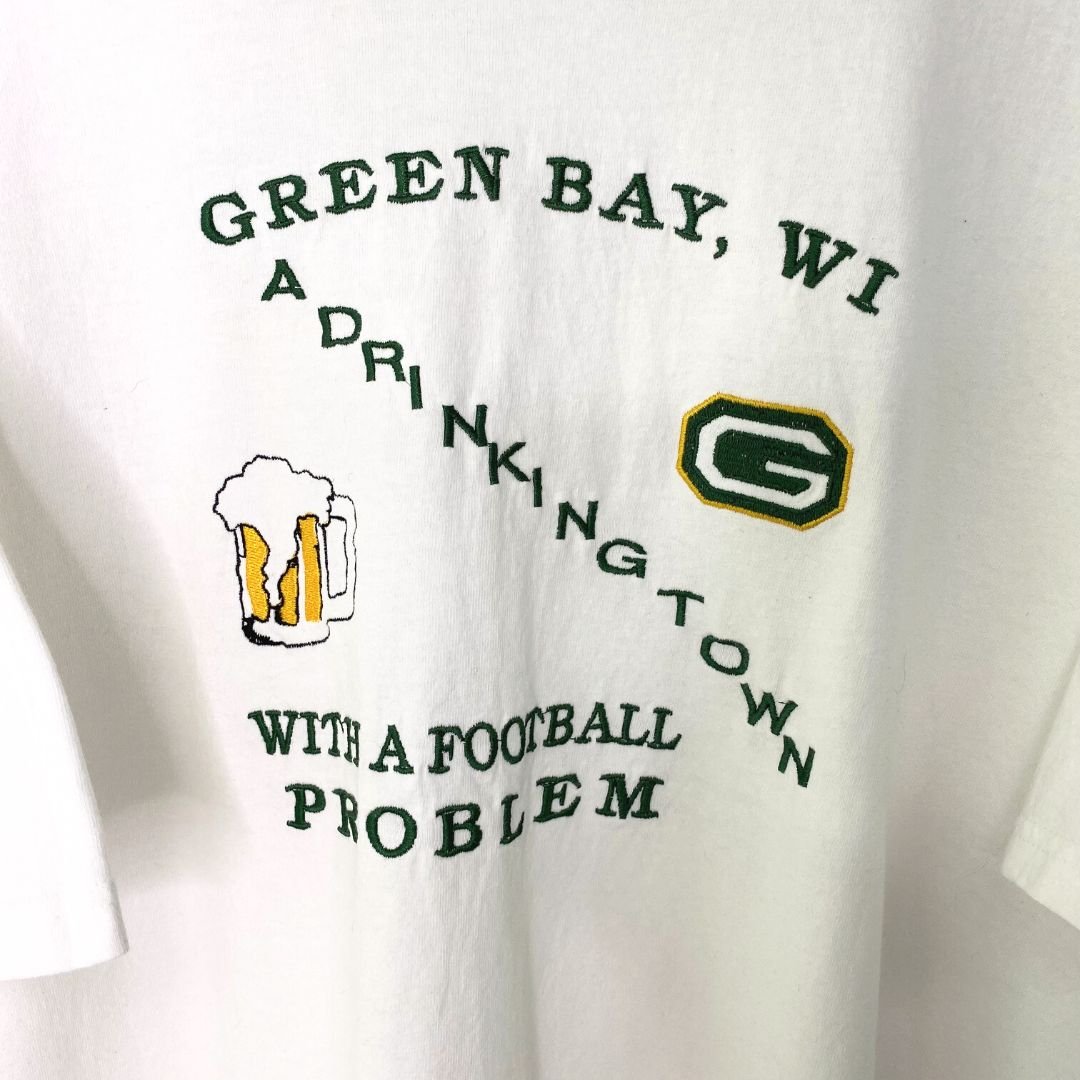 Greenbay Embroidered T Shirt - VintageVera