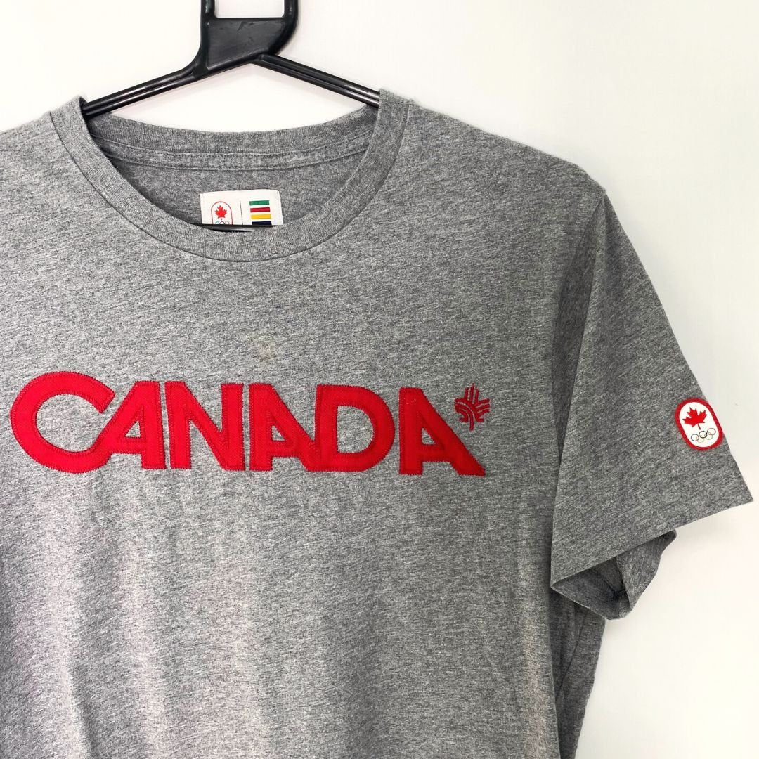 Grey Canada Olympic T - VintageVera