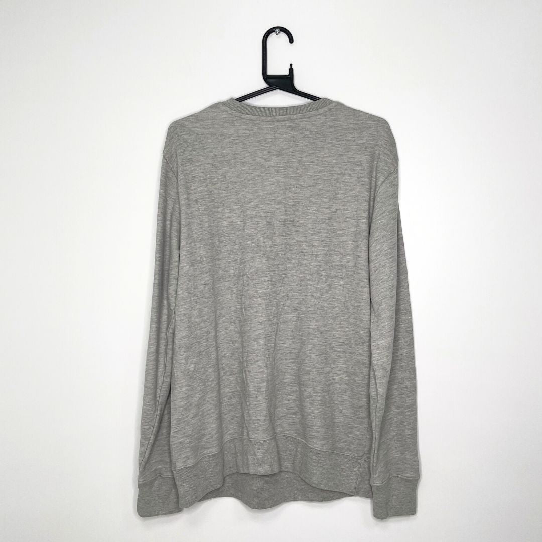 Grey Champion Embroidered Spell Out Sweatshirt - VintageVera