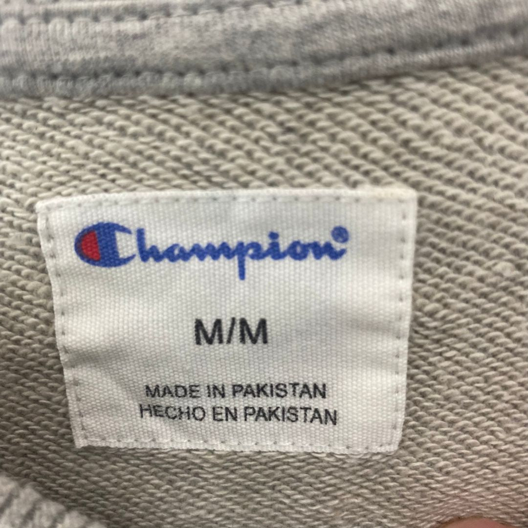 Grey Champion Embroidered Spell Out Sweatshirt - VintageVera