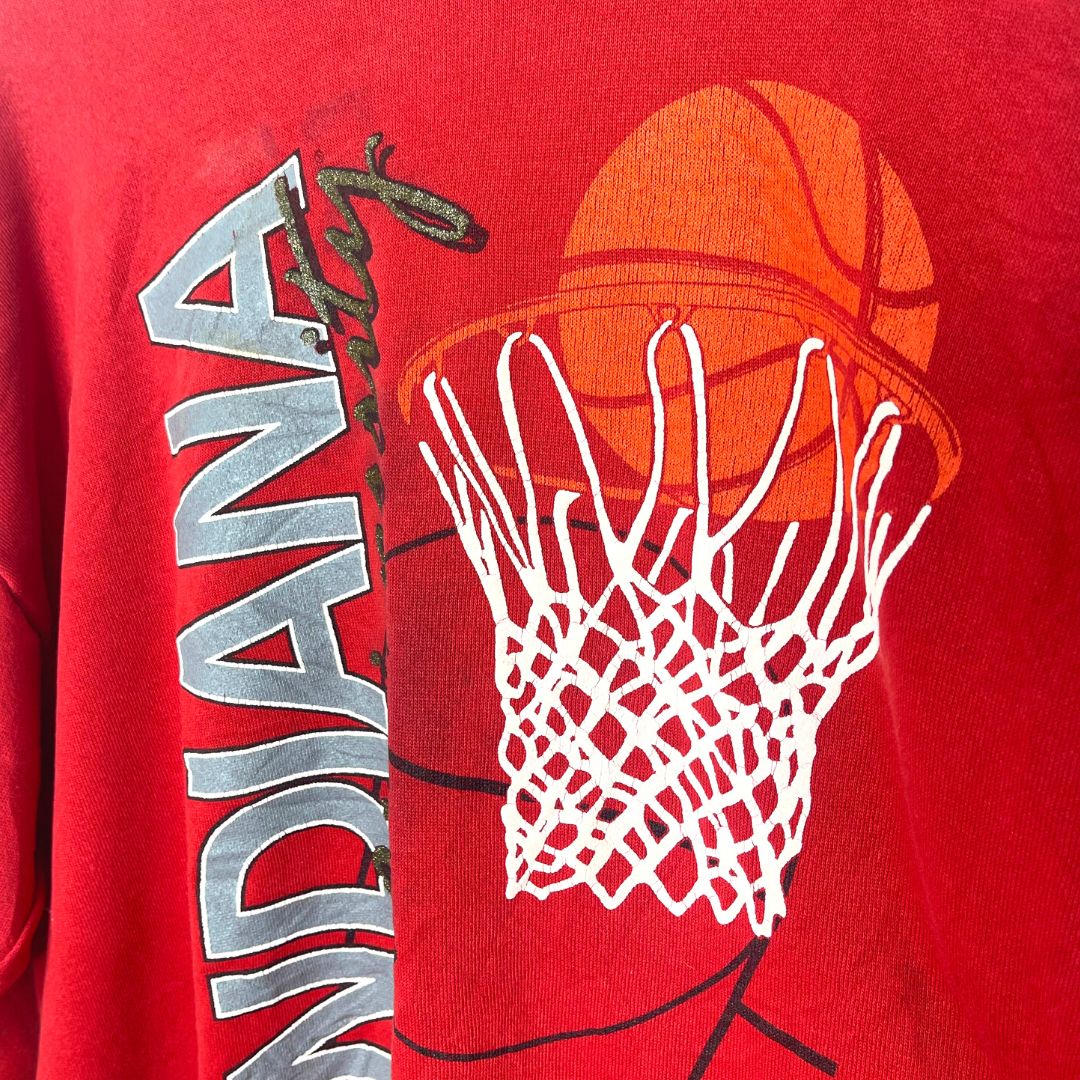 Indiana Hoops Red Sweatshirt - VintageVera