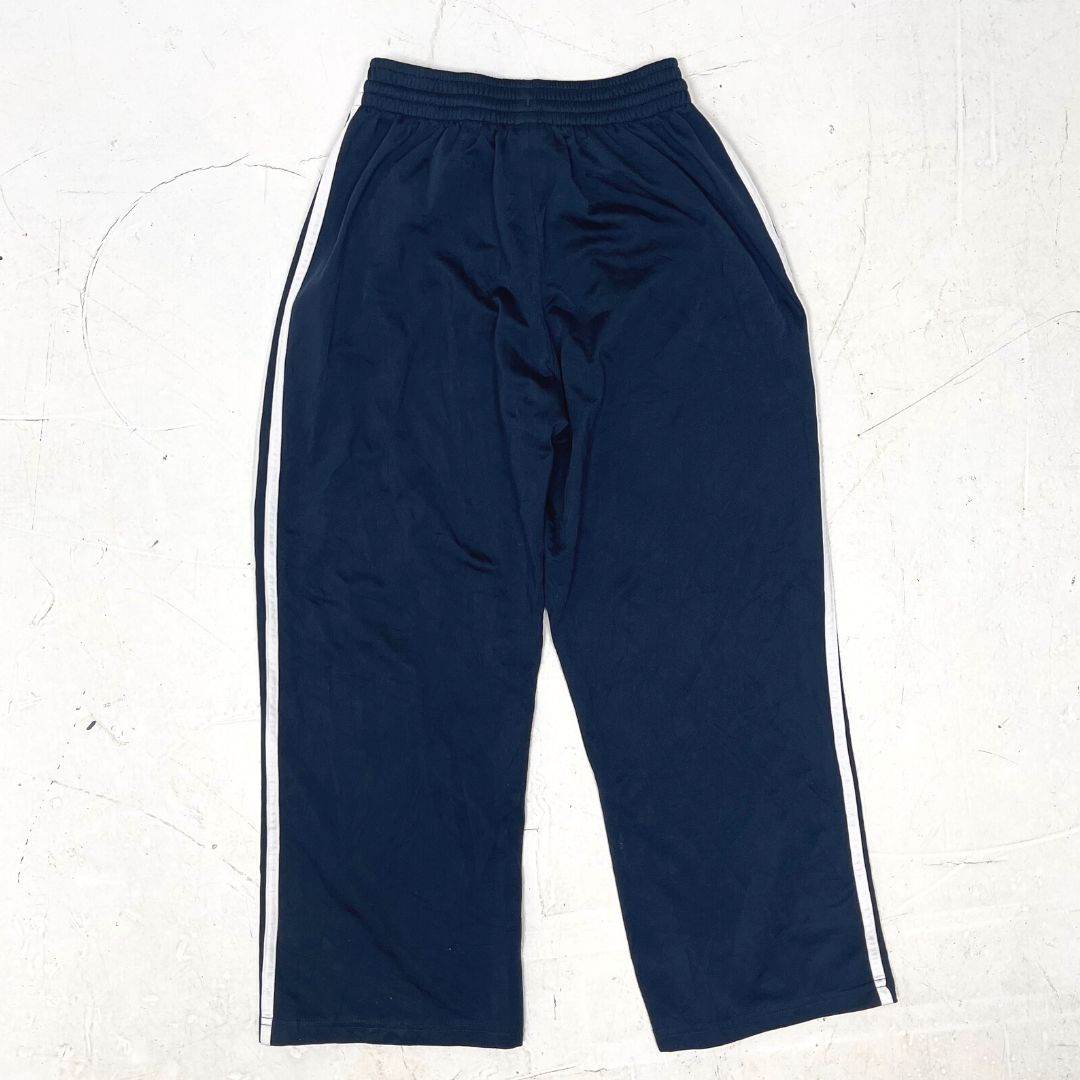 Navy Adidas Track Bottoms - VintageVera