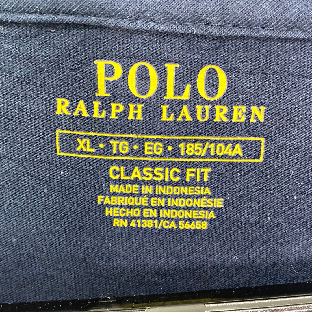 Navy Ralph Lauren Little Logo T - VintageVera