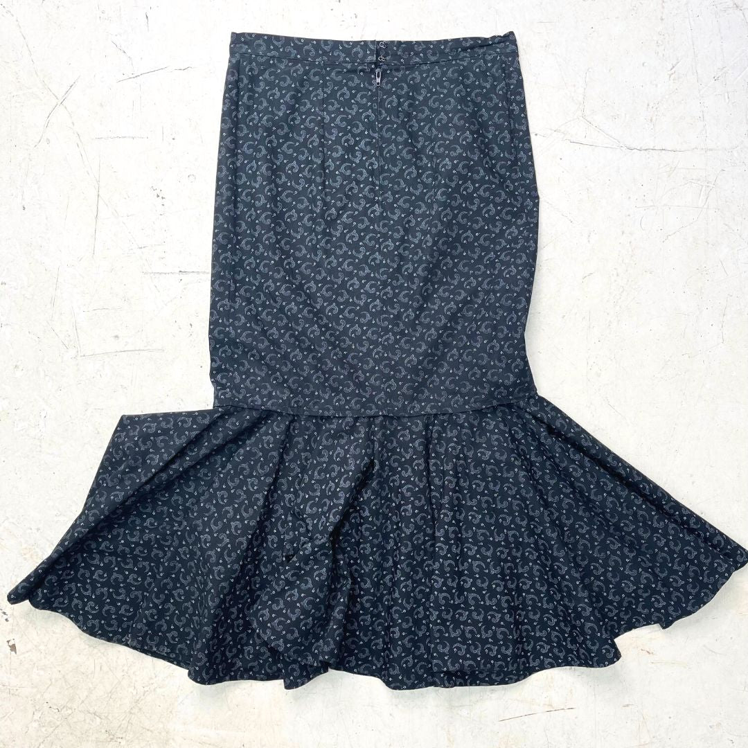 Patterned Pencil Skirt - VintageVera