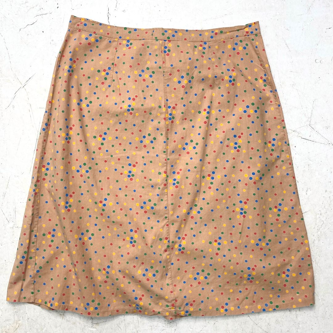 Polkadot Patch Pocket Skirt - VintageVera