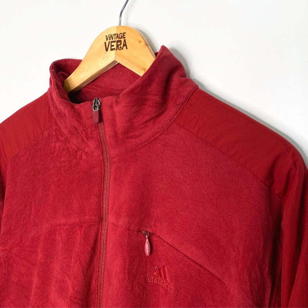 Red Adidas Fleece - VintageVera