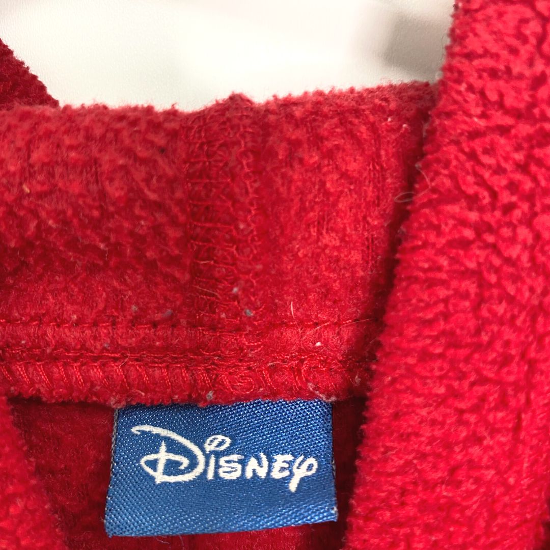 Red Mickey Mouse Hooded Fleece - VintageVera