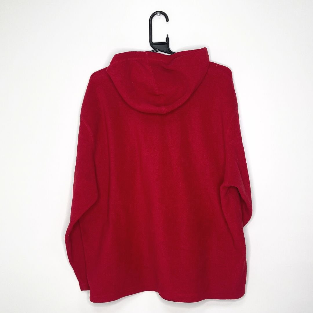 Red Mickey Mouse Hooded Fleece - VintageVera