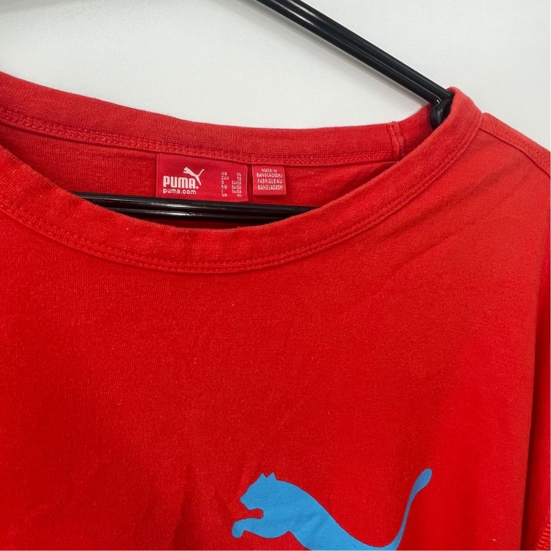 Red Puma Long Sleeved Graphic T - VintageVera
