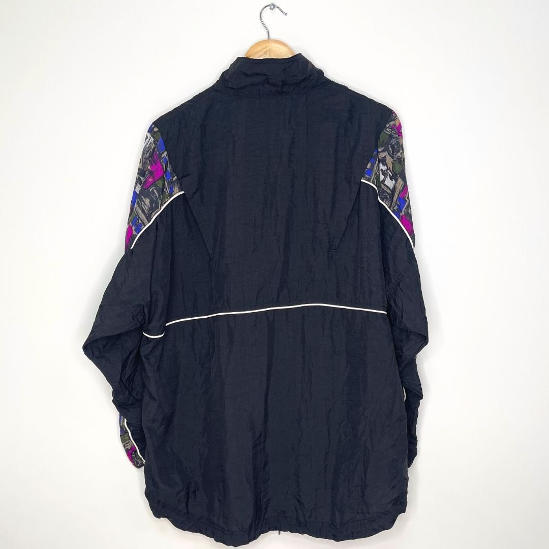 Reebok Black Track Jacket - VintageVera