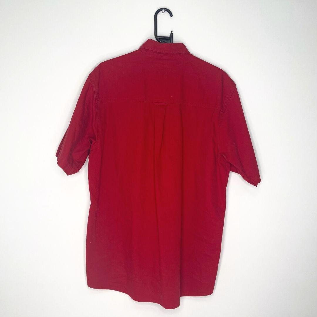 Short Sleeved Red Three Rivers Shirt - VintageVera