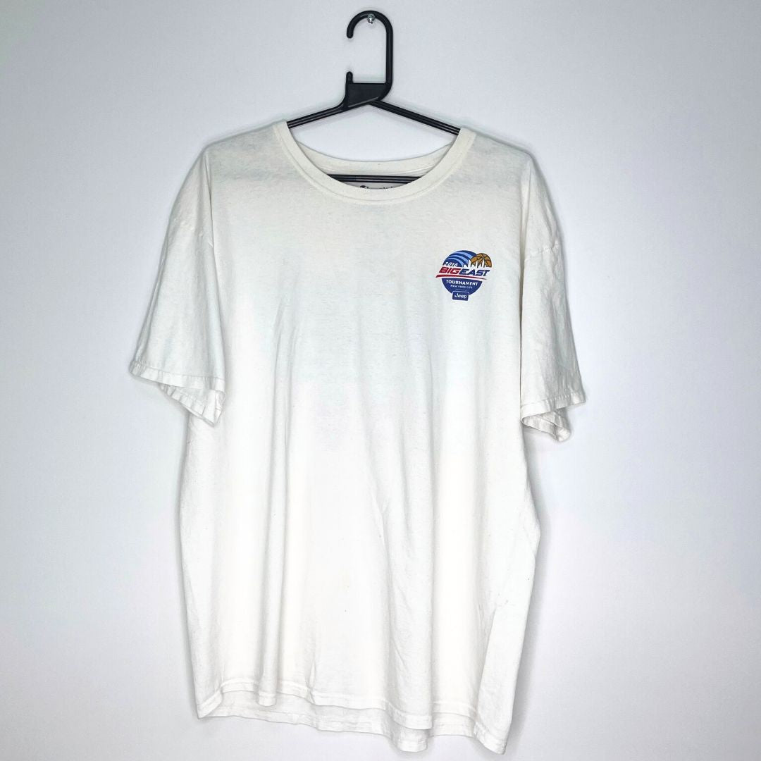 White Champion 2016 Big East Tournament T-Shirt - VintageVera