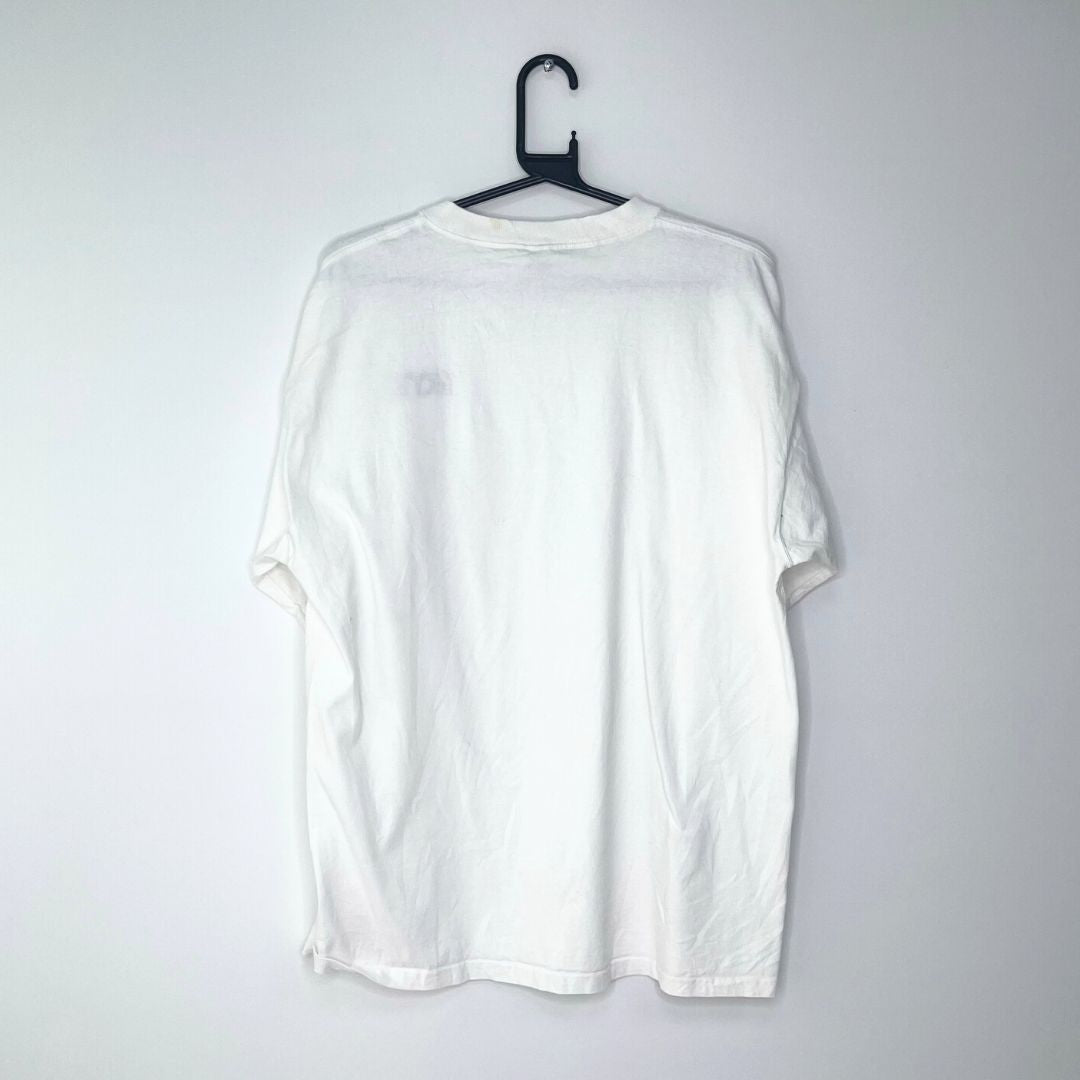 White Skyy Blue Vodka Embroidered T - VintageVera