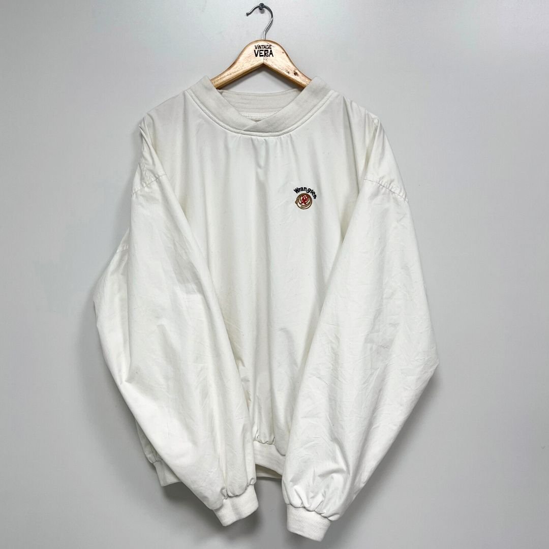 White Wrangler Sweatshirt - VintageVera