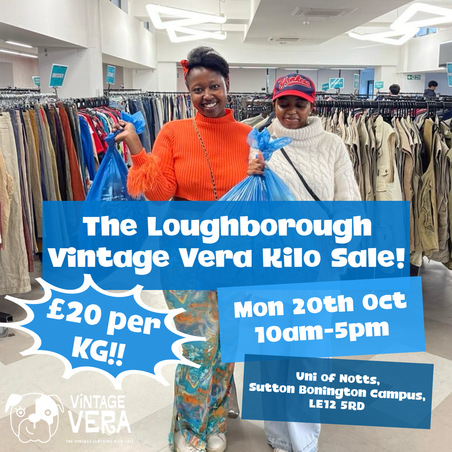 Loughborough- Vintage Kilo Sale! 20th October