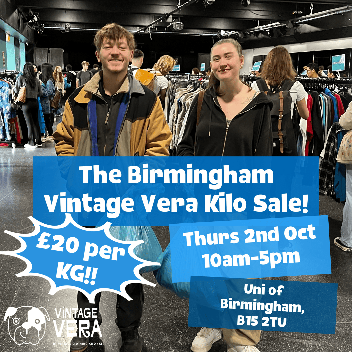 Birmingham - Vintage Kilo Sale! 2nd October - VintageVera